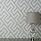 Purchase FD43071 Brewster Wallpaper, Meander Light Grey Geo - Medley1