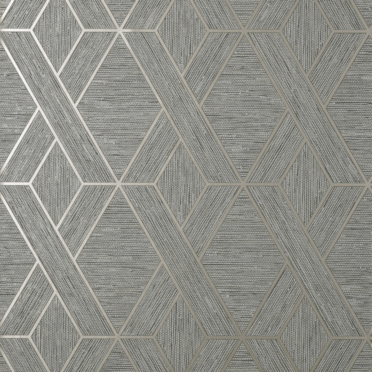 Purchase FD43152 Brewster Wallpaper, Malcolm Grey Geo - Medley