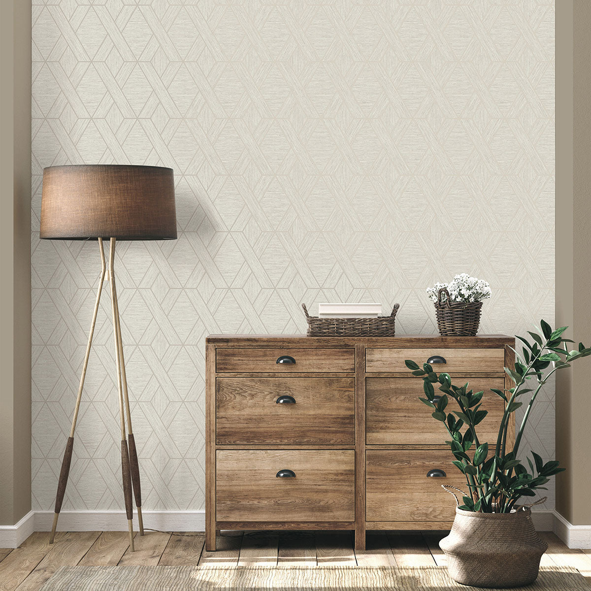 Purchase FD43153 Brewster Wallpaper, Malcolm Natural Geo - Medley1