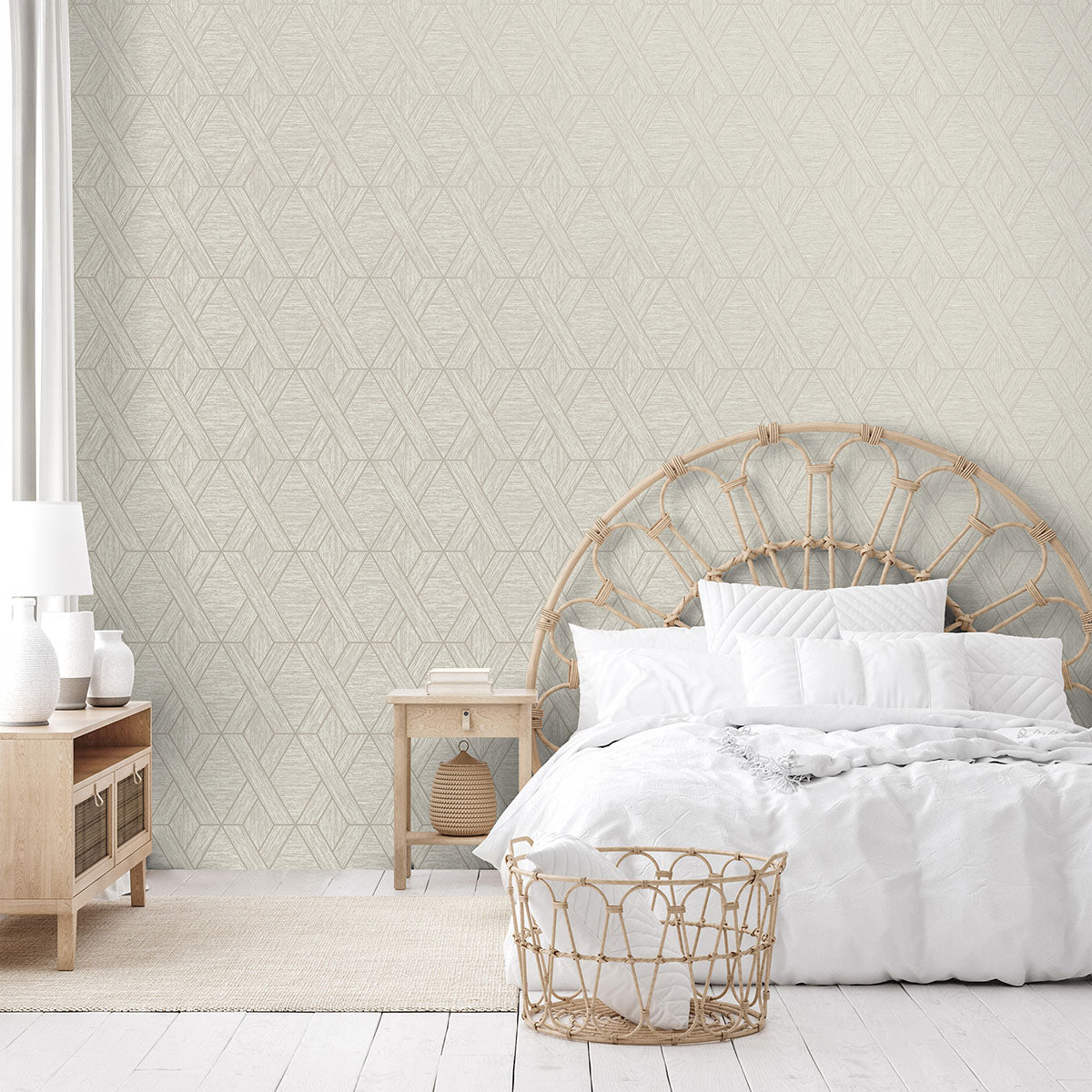 Purchase FD43153 Brewster Wallpaper, Malcolm Natural Geo - Medley12