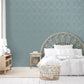 Purchase FD43154 Brewster Wallpaper, Malcolm Teal Geo - Medley12