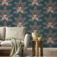 Purchase FD43280 Brewster Wallpaper, Bali Teal Palm - Medley12