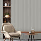 Purchase FD43287 Brewster Wallpaper, Reggie Stone Vertical Slats - Medley12