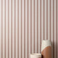 Purchase FD43288 Brewster Wallpaper, Reggie Blush Vertical Slats - Medley1