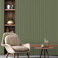 Purchase FD43289 Brewster Wallpaper, Reggie Olive Vertical Slats - Medley12