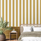 Purchase FD43455 Brewster Wallpaper, Tavish Mustard Stripe - Medley1