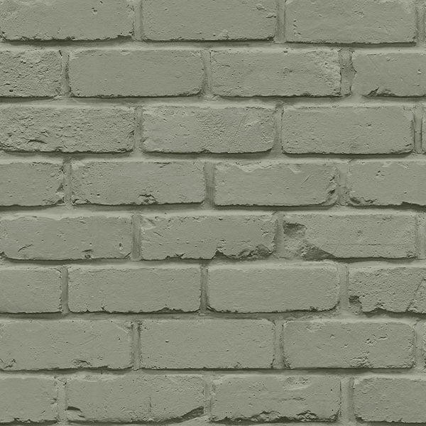 Purchase FD43603 Brewster Wallpaper, Alpin Sage Painted Brick - Medley
