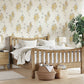 Purchase FD43672 Brewster Wallpaper, Aisla Yellow Wisteria - Medley1