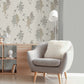 Purchase FD43673 Brewster Wallpaper, Aisla Neutral Wisteria - Medley12