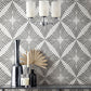 Purchase FD43747 Brewster Wallpaper, Denver Dark Grey Starburst - Medley1