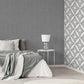 Purchase FD43751 Brewster Wallpaper, Weber Dark Grey Texture - Medley12