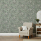 Purchase FD43777 Brewster Wallpaper, Hedgerow Green Floral Trails - Medley1