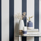 Purchase FD43782 Brewster Wallpaper, Tiago Blue Stripe - Medley1