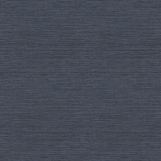Purchase FD43787 Brewster Wallpaper, Miya Dark Blue Faux Grasscloth - Medley