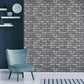 Purchase FD43799 Brewster Wallpaper, Darren Grey Loft Brick - Medley1