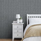 Purchase FD43808 Brewster Wallpaper, Salvador Black Shape Stripes - Medley1