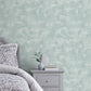 Purchase FD43810 Brewster Wallpaper, Ives Aqua Painterly - Medley1
