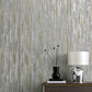 Purchase FD43811 Brewster Wallpaper, Belen Grey Textured Stripe - Medley1