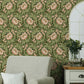 Purchase FD43820 Brewster Wallpaper, Claes Pink Floral - Medley12