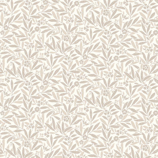 Purchase FD43824 Brewster Wallpaper, Rabanne Neutral Ditsy Leaves - Medley