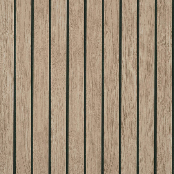 Purchase FD43830 Brewster Wallpaper, Manolo Light Brown Wooden Slat - Medley