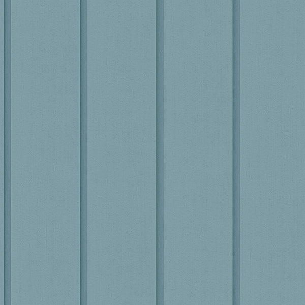 Purchase FD43833 Brewster Wallpaper, Killian Light Blue Wood Panel - Medley