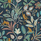 Purchase FD43836 Brewster Wallpaper, Kenzo Navy Monkey Walk - Medley