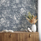 Purchase FD43839 Brewster Wallpaper, Eames Blue Forest Friends - Medley1
