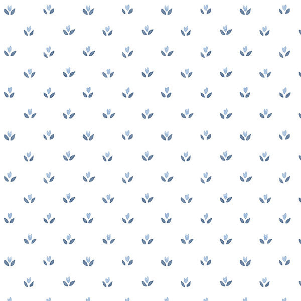 Purchase Fk34402 | Fresh Kitchens 5, Blue Floral - Norwall Wallpaper