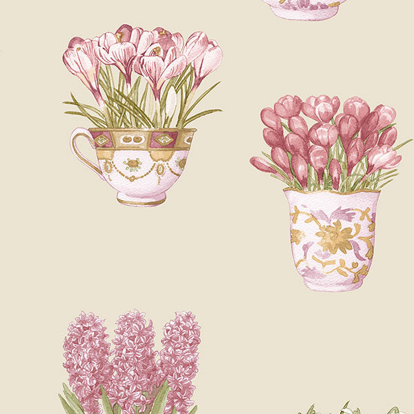 Purchase Fk34421 | Fresh Kitchens 5, Red Floral - Norwall Wallpaper