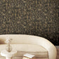 Purchase Fm1004 | Formations, Gilded Plume Black - York Wallpaper