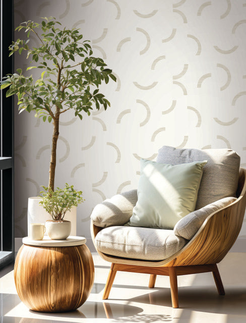 Purchase Fm1025 | Formations, Lunula Ivory - York Wallpaper