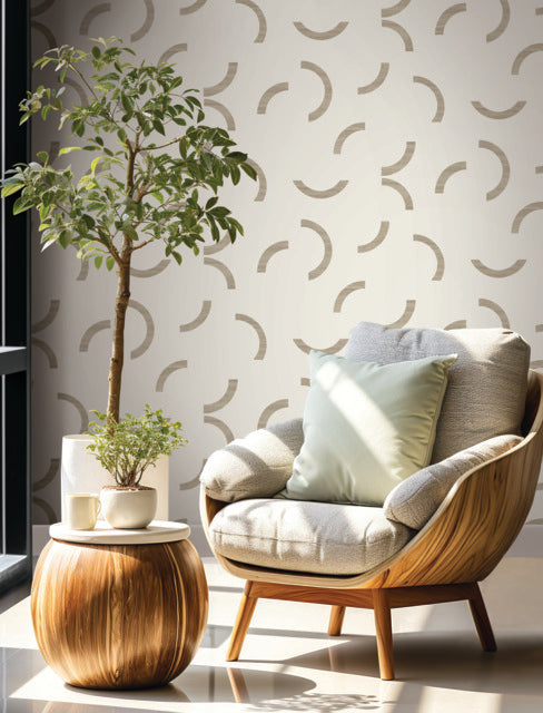 Purchase Fm1026 | Formations, Lunula Taupe - York Wallpaper