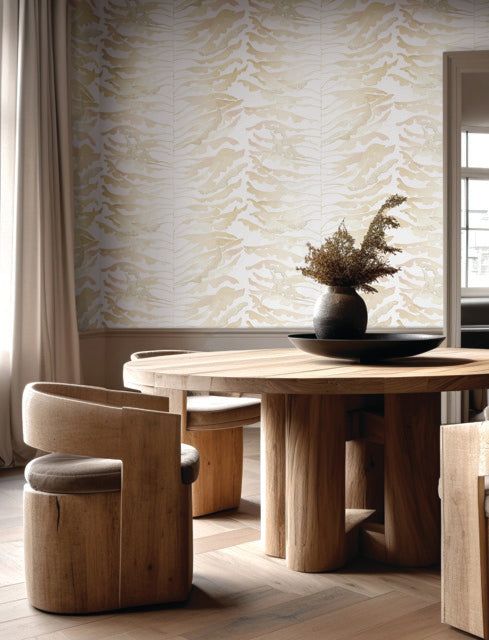 Purchase Fm1041 | Formations, Leaf Column Taupe - York Wallpaper