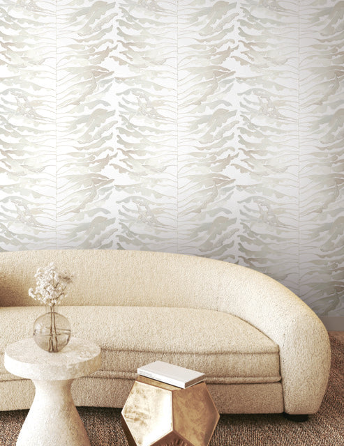 Purchase Fm1044 | Formations, Leaf Column Neutral - York Wallpaper