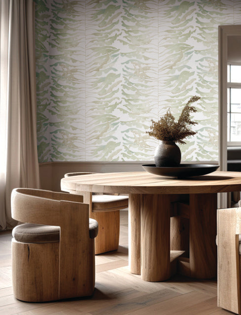 Purchase Fm1045 | Formations, Leaf Column Green - York Wallpaper