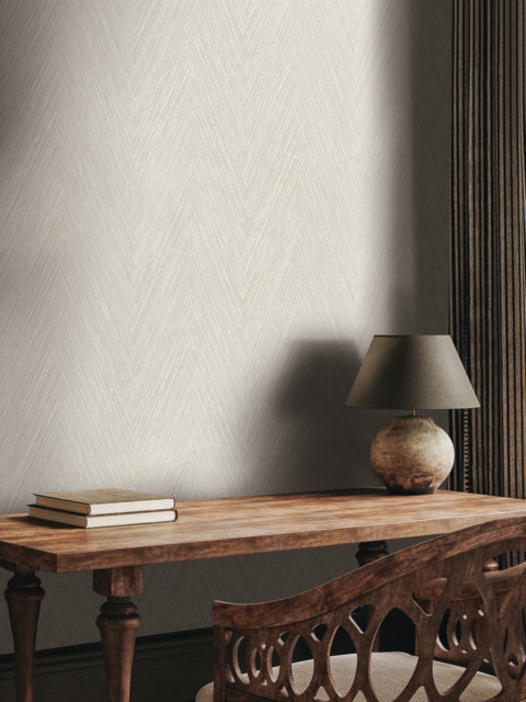 Purchase Fm1052 | Formations, Thatched Chevron Light Neutral - York Wallpaper