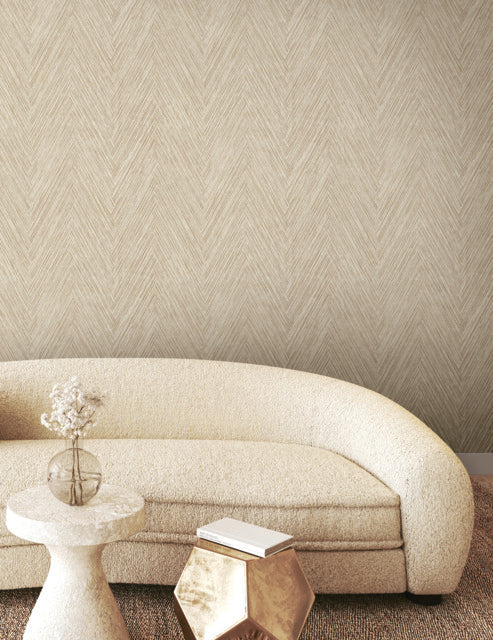 Purchase Fm1053 | Formations, Thatched Chevron Terracotta - York Wallpaper