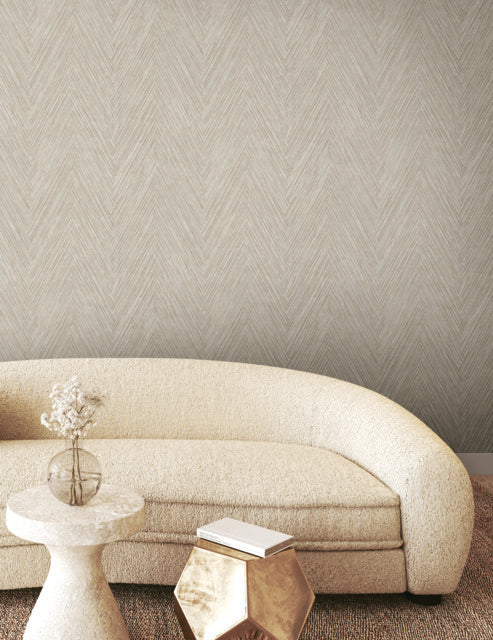 Purchase Fm1056 | Formations, Thatched Chevron Linen - York Wallpaper