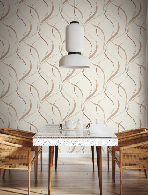 Purchase Fm1091 | Formations, Ink Flow Baked Clay - York Wallpaper