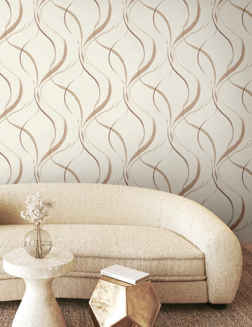 Purchase Fm1091 | Formations, Ink Flow Baked Clay - York Wallpaper