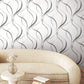 Purchase Fm1092 | Formations, Ink Flow Black & Cocoa - York Wallpaper