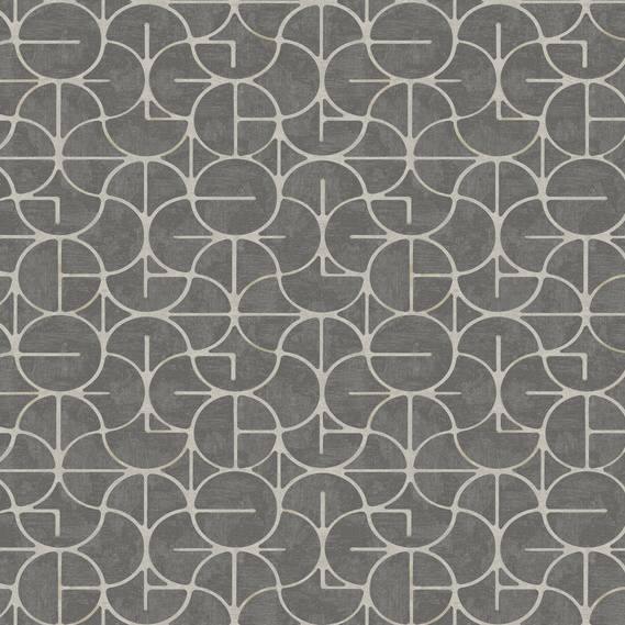 Purchase Fm1104 | Formations, Looking Glass Charcoal - York Wallpaper