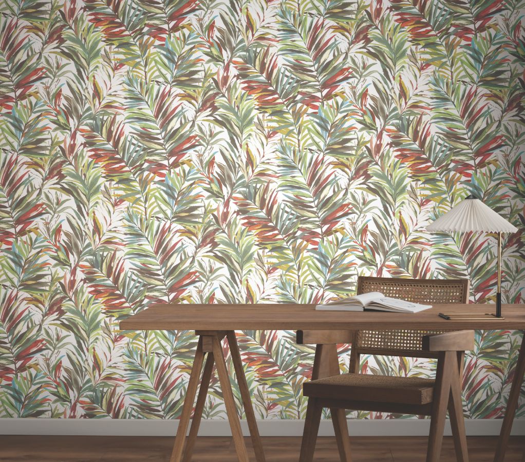 Purchase Gn2541 | Woodnote, Swaying Palms Rouge & Mink - York Wallpaper