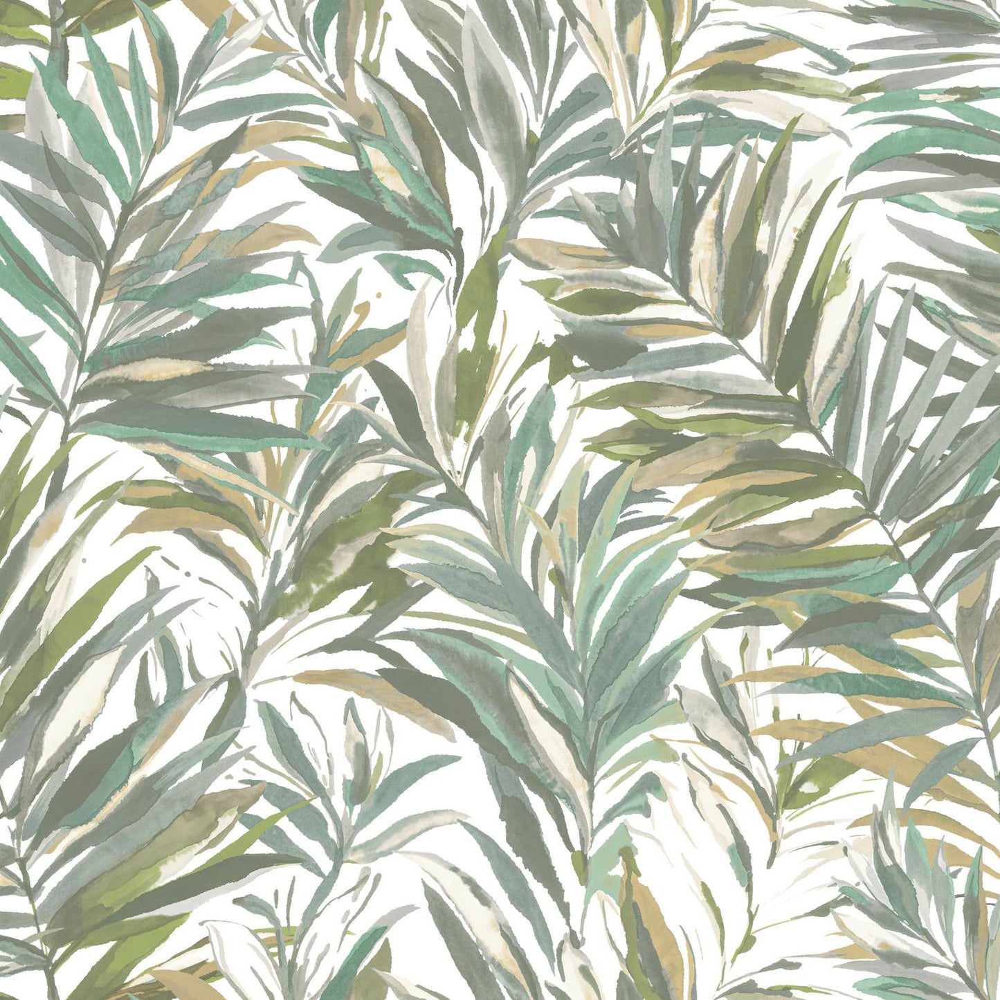 Purchase Gn2542 | Woodnote, Swaying Palms Olive & Aegean - York Wallpaper
