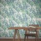Purchase Gn2544 | Woodnote, Swaying Palms Green & Blue - York Wallpaper