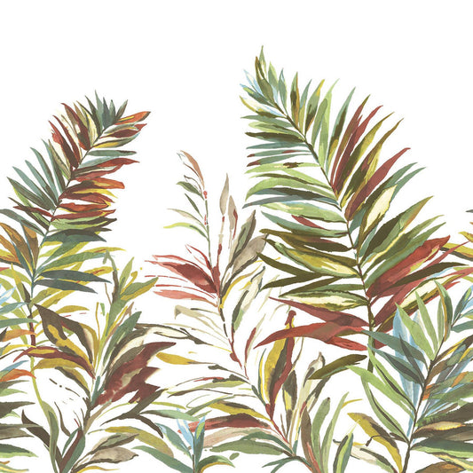 Purchase Gn2545M | Woodnote, Swaying Palms Rouge & Mink Mural - York Wallpaper