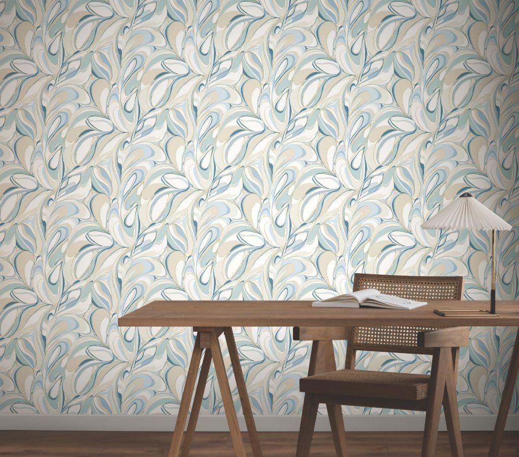 Purchase Gn2562 | Woodnote, Achate Blue - York Wallpaper
