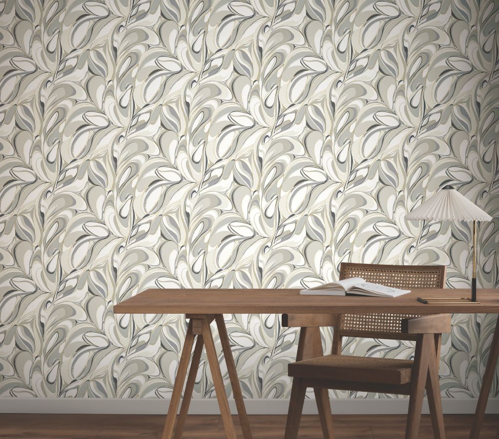 Purchase Gn2564 | Woodnote, Achate Black & Grey - York Wallpaper