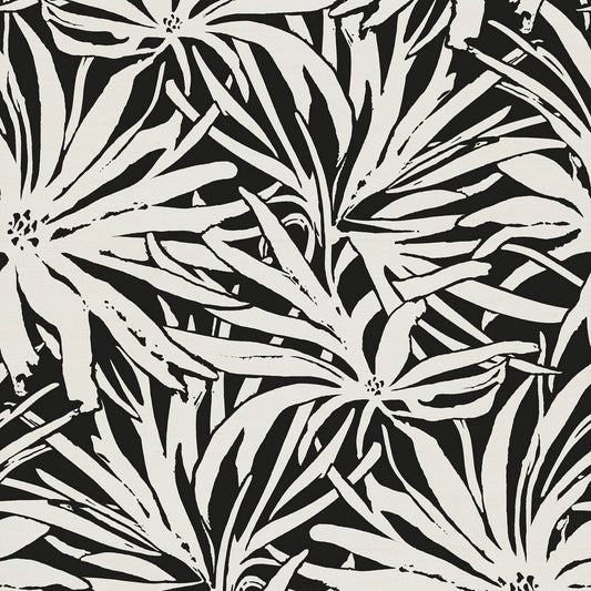 Purchase Gn2576M | Woodnote, Floral Canopy Black Mural - York Wallpaper